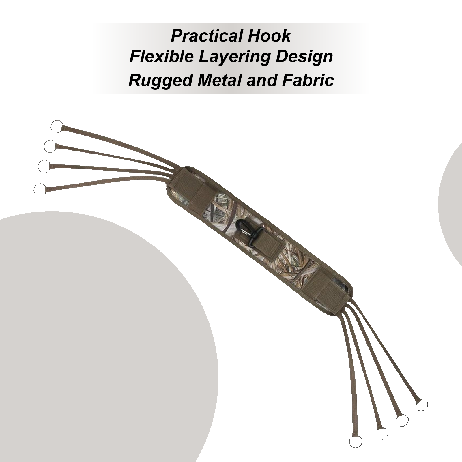 Wildman Hunting & Outdoor Photos - ダックキャリア 滑り止めダックハンティングギア 8リング付き 軽量ペットハンティングストリンガー 野生鳥類ガチョウ水鳥キャンプ用