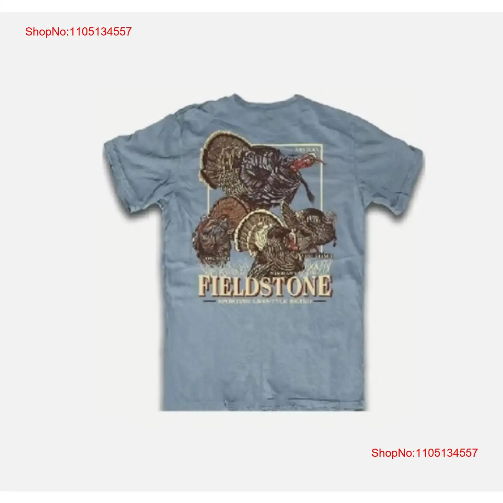 Wildman Hunting & Outdoor Photos - フィールドストーン ターキー ハンティング T シャツ グランド