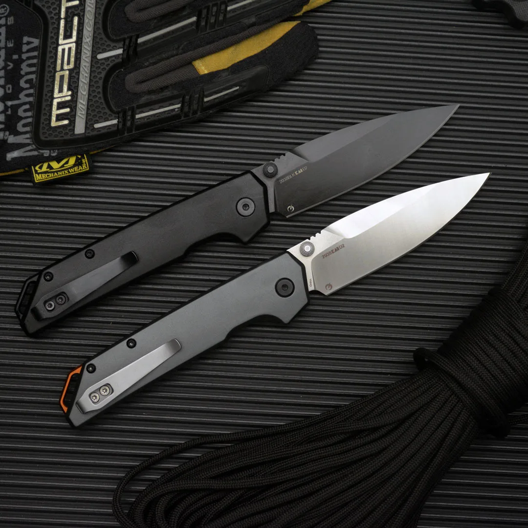 Knife Hunting Fixed Blade - アウトドアキャンプ用KS-2038ナイフ D2鋼 CNC航空アルミニウム製 ハンティングサバイバルギア EDC ポケットナイフ