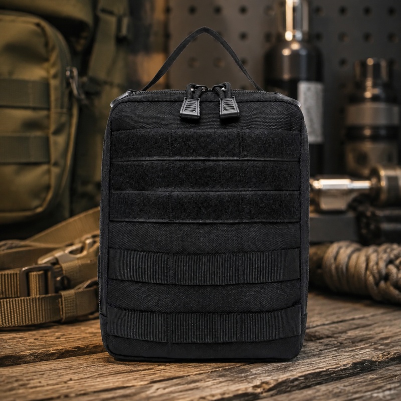 Outdoor Hunting Gear Storage - 戦術的なアウトドア医療ギアバッグ（MOLLEストラップ付き）、狩猟、キャンプ、サバイバル装備の収納用