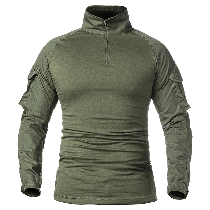 1/4ジッパー アウトドアユニフォーム コンバットトップス  - Hunting Outdoor Wear のレビューと価格