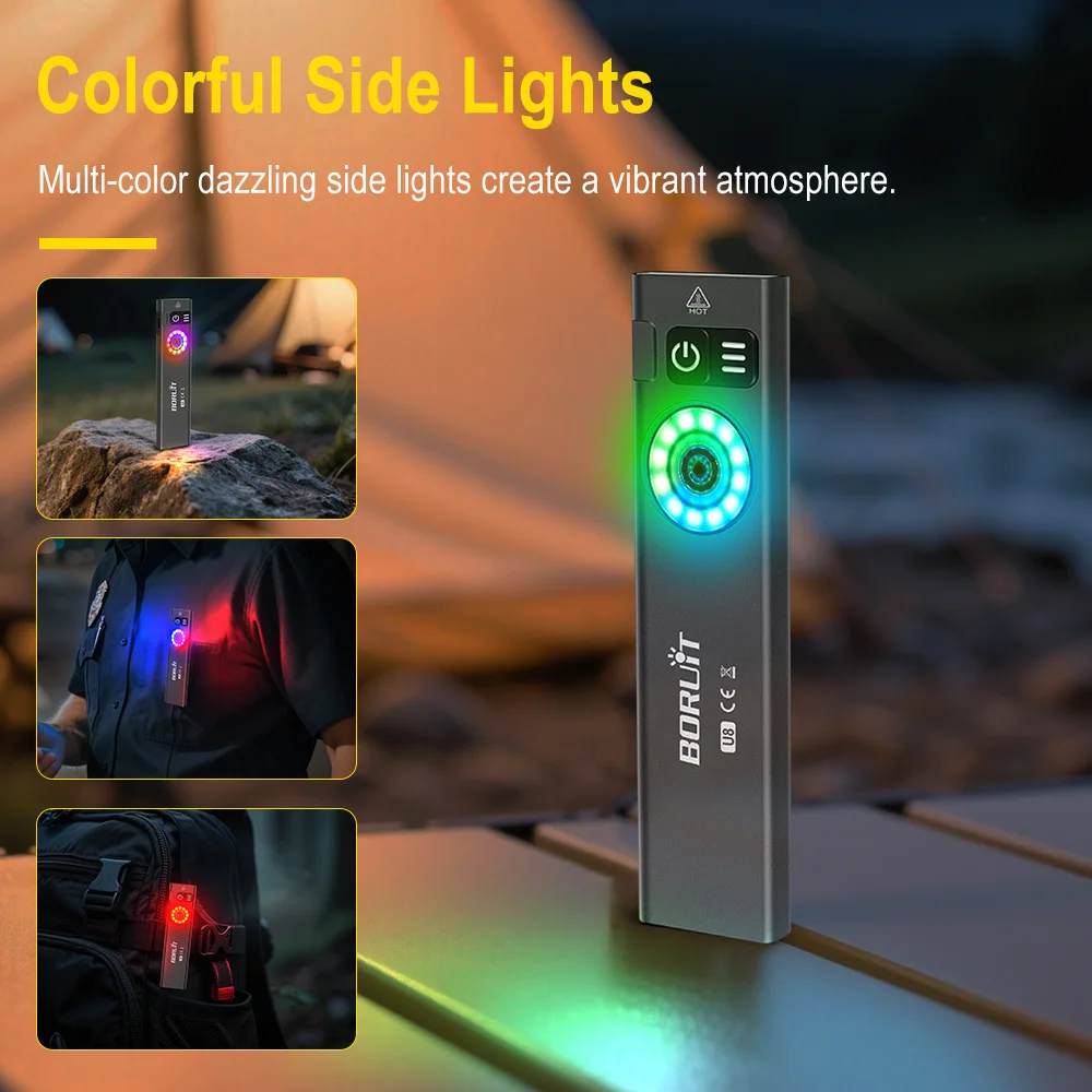 BORUiT U8 650LM EDC LED懐中電灯 タイ - Outdoor Hunting Lights のレビューと価格