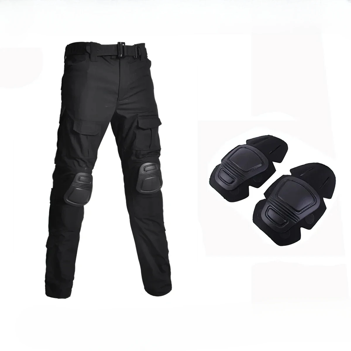 2025 アウトドアコンバットパンツ + 膝パッド男性戦術狩 - Hunting Outdoor Wear のレビューと価格