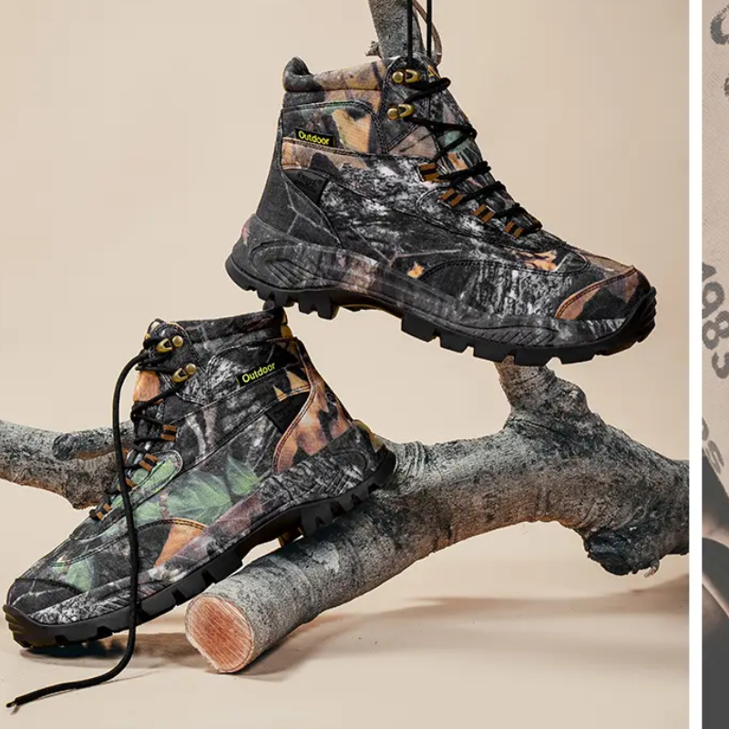 メンズハイトップ迷彩ハンティングブーツ通気性スポーツシューズ - Hunting Outdoor Wear のレビューと価格