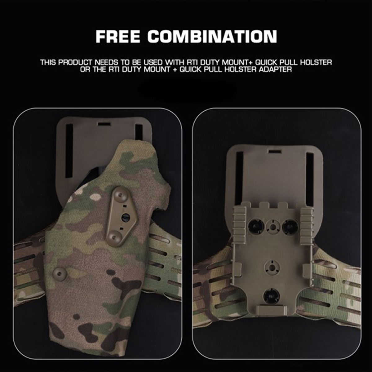 MOLLEクイックドローホルスターレギンスARCプレッシャー - Outdoor Hunting Movies のレビューと価格