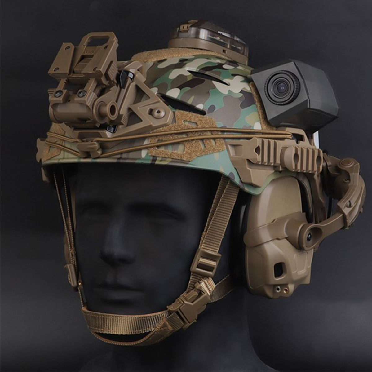FASTタクティカルヘルメット 調整可能 ウェンディヘルメッ - Outdoor Hunting Movies のレビューと価格