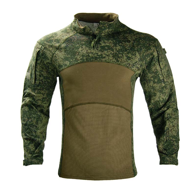 通気性のある迷彩戦術カエルシャツ男性耐摩耗性軍事戦闘トップ屋 - Hunting Outdoor Wear のレビューと価格