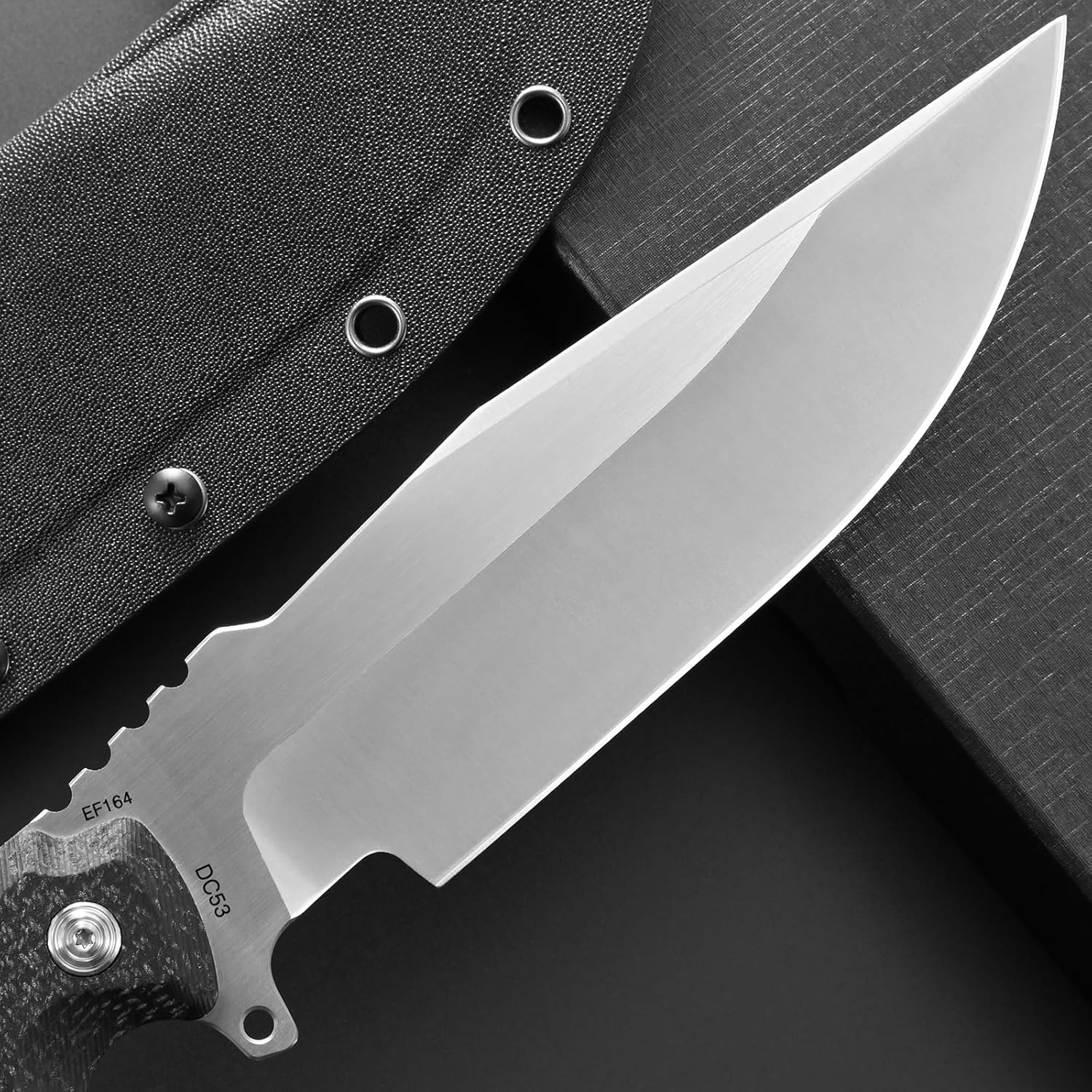 Eafengrow EF164 固定刃ナイフ DC53 鋼刃 - Knife Hunting Fixed Blade のレビューと価格