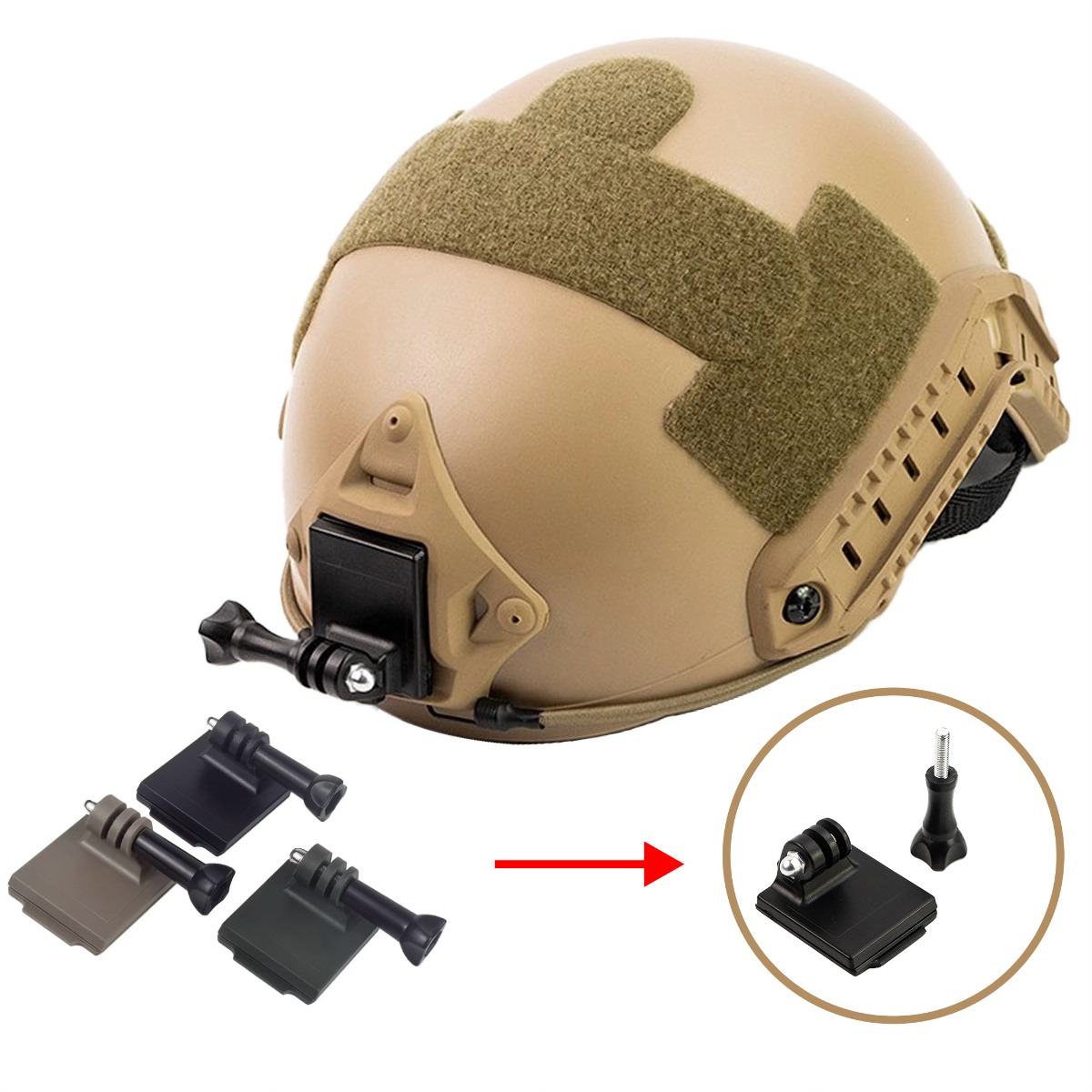 FAST タクティカルヘルメット NVG ヘルメットアダプタ - Hunting Outdoor Camera のレビューと価格