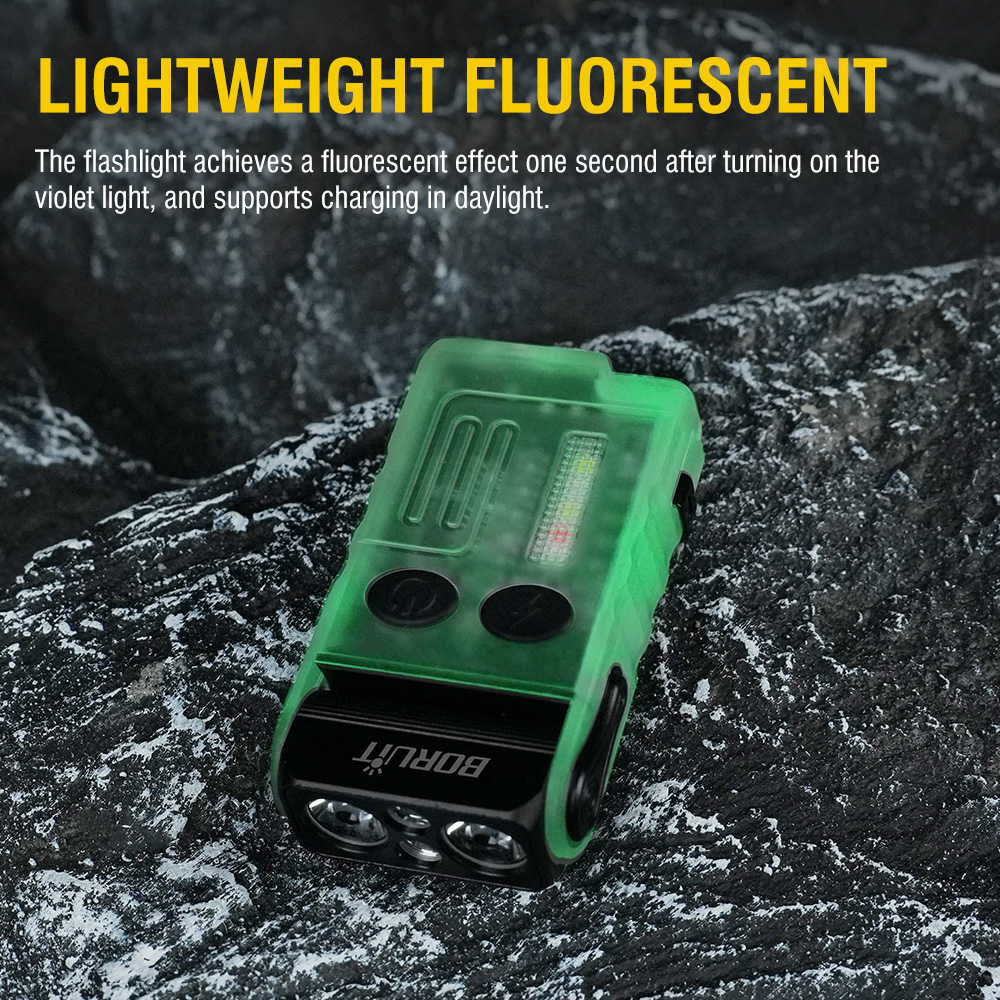 BORUiT V20 蛍光ブザー EDC LEDキーチェーン - Outdoor Hunting Lights のレビューと価格