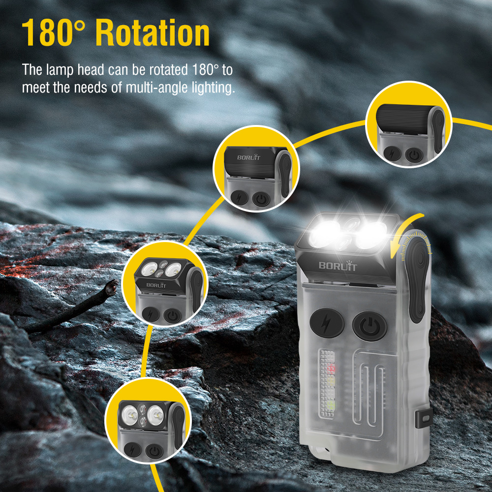 BORUiT V20 蛍光ブザー EDC LEDキーチェーン - Outdoor Hunting Lights のレビューと価格