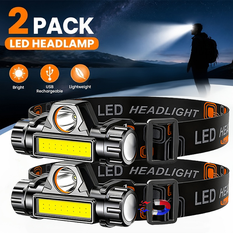 超高輝度 LED ヘッドランプ充電式防水懐中電灯 XPE C - Outdoor Hunting Lights のレビューと価格