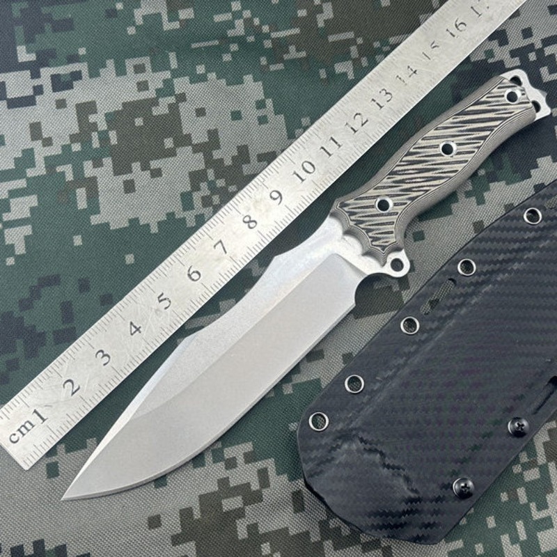 MB10 AUS-10鋼 アウトドア キャンプ サバイバルナ - Knife Hunting Fixed Blade のレビューと価格
