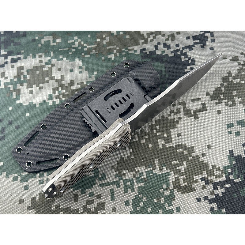 MB10 AUS-10鋼 アウトドア キャンプ サバイバルナ - Knife Hunting Fixed Blade のレビューと価格