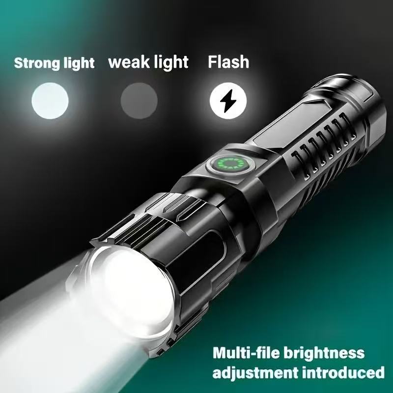 新型高出力LED懐中電灯 USB充電式トーチ ズーム機能付き - Outdoor Hunting Lights のレビューと価格