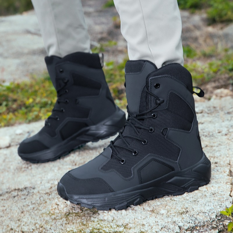 メンズタクティカルブーツ、レースアップ、ワイルドコンバットト - Wildman Hunting & Outdoor Photos のレビューと価格